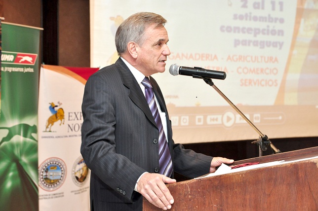 El Dr. Luis Enrique Villasanti, presidente de la Asociación Rural de Paraguay (ARP) de la filial de Concepción.