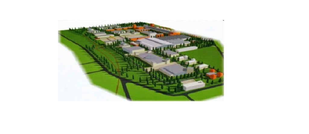 Maqueta del proyecto Parque Industrial Zona Norte