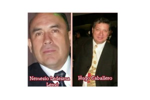Lic. Nemesio Ledezma y el Lic. Hugo Caballero, presidente y vice respectivamente 