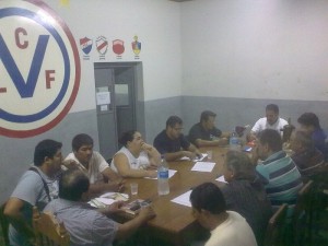 FOTO: Reunión de delegados de clubes de la L.C.F.