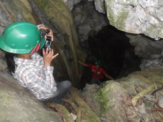 Caverna 54 cuenta con varios metros de cielo abierto. Foto: Gentileza Arvatur