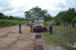 Pésimos. Tras cada lluvia, los vehículos no pueden transitar por caminos de Alto Paraguay.