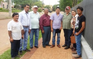 Miembros de los medios comunitarios que conformaron la comisión.