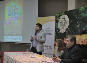 El gobernador del departamento de Concepción, Luis Urbieta, dando los detalles de las actividades prepuestas Fuente: IP Paraguay