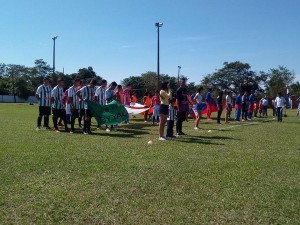 Actos inaugurales del torneo oficial (Liga Ybyyauense de Fútbol)