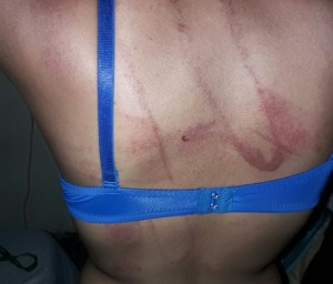 La joven no quiere volver con su padre. | Foto: Gentileza.