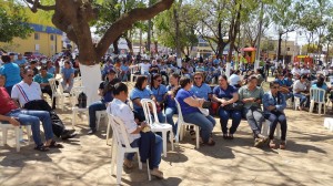 Mucha concurrencia de educadores en el primer día.