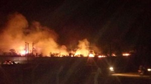 Susto creó el levantamiento del fuego.