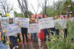 Pedidos. Los jóvenes también pidieron atención al arte y a la cultura para promover el talento.