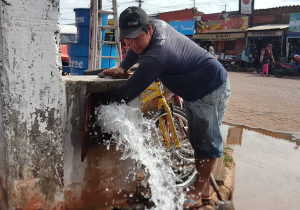 Respuesta. Los trabajadores del Mercado Municipal de Concepción destacaron la rápida acción de la Essap.
