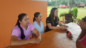 Conferencia de prensa brindada por la familia