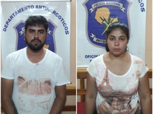 La pareja detenida