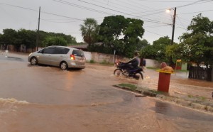 La Avda. Boquerón fue totalmente inundado