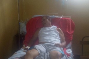 Cuando el hombre fue internado-Foto Gentileza