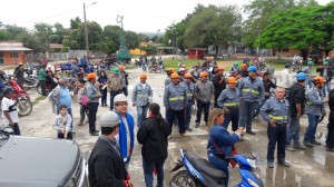 La marcha fue ruidosa y duró toda la mañana