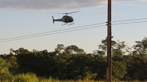 Desde los helicópteros  hubo varios disparos