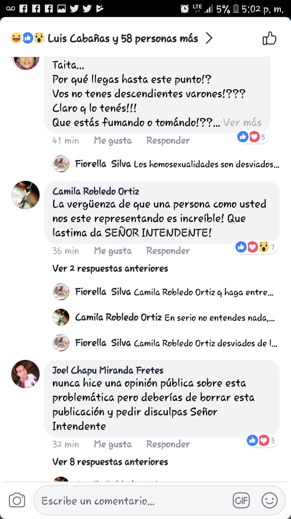 El intendente fue muy criticado 