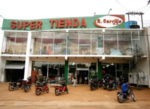 El supermercado asaltado