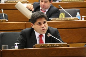 El diputado Luis Urbieta 