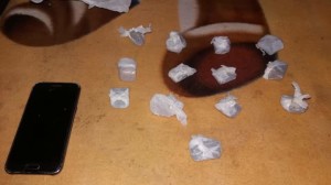 La droga incautada