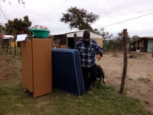 El dueño logro recuperar sus objetos gracias a la policía