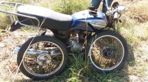La motocicleta recuperada 