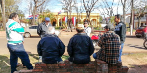 Los Funcionarios de la Gobernación departamental/ Telmo Ibáñez