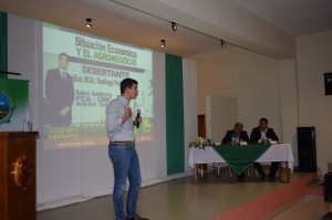 Santiago Peña visitó la Universidad Nacional de Concepción/ Foto Gentileza 