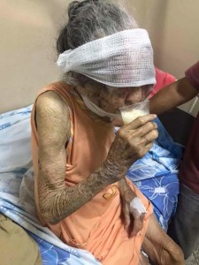 La mujer cuenta con 103 años