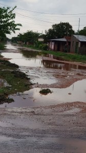 Calles destrozadas 