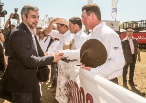 Durante la inauguración de la Expo Norte. Foto IP Paraguay