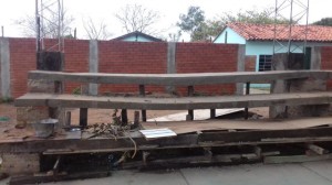 En estas condiciones quedaron las graderías