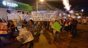 La marcha fue pacífica