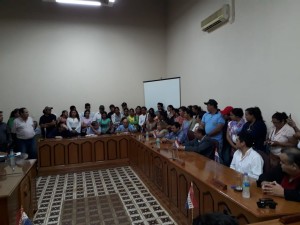 Los ediles durante la sesión