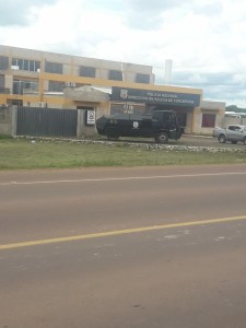 El carro hidrante que llegó desde la capital