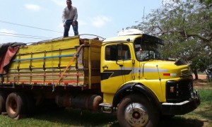Camión retenido a disposición de la Fiscalia de Ambiente