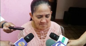 La madre de la joven desaparecida 