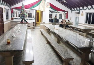 Comedor de lujo en la estancia