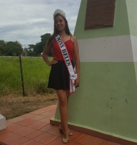 La belleza es característica de Belén. Topazio Melita Kunrath Gottems, Miss Belén