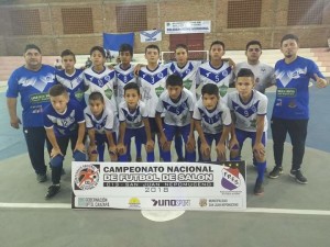 La V Azul/ foto Federación Paraguaya de Fútbol de Salón 