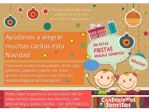 La colecta busca darle una sonrisa a los niños del Hospital 