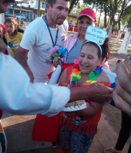 Le festejaron a Rosita su cumpleaños.