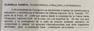 La comuna se comprometió incluso en gestionar la ampliación de la pista