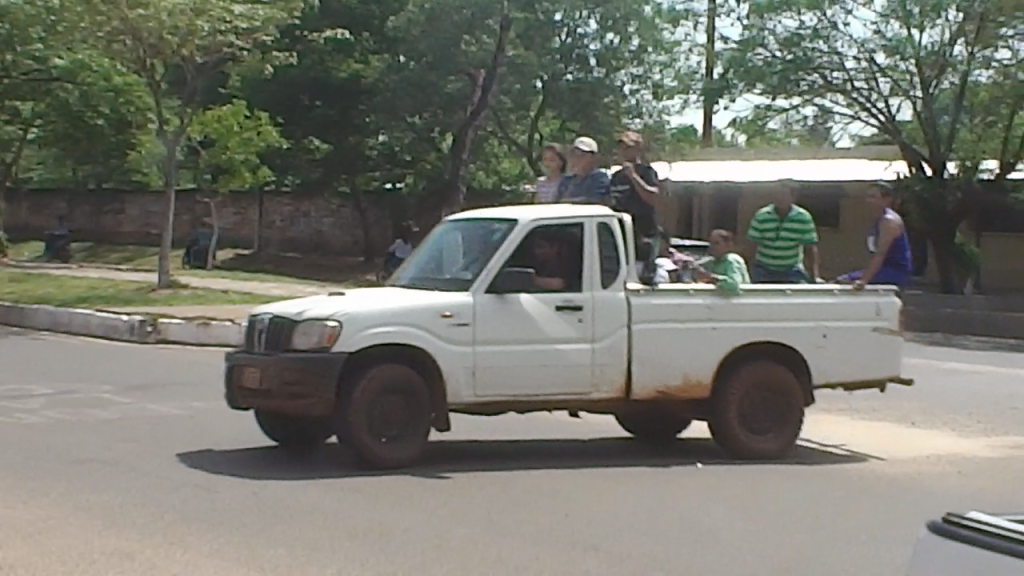 En este vehiculo salieron a atacar
