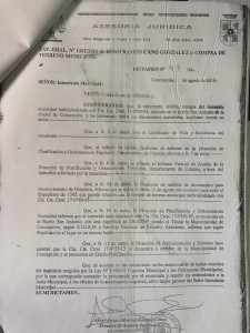 El terreno en cuestión tenía dos solicitudes, la Junta concedió a Cano.