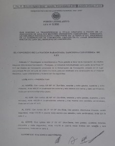 Esta es la ley que pretende derogar el diputado colorado Luis Urbieta