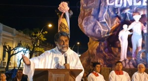 Crítico. Monseñor Cáceres lamentó lo que vive Concepción.