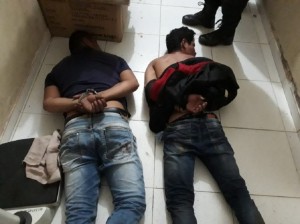 Los supuestos autores del asalto se encuentran a disposición de la Fiscalía de Concepción. Foto: Gentileza.