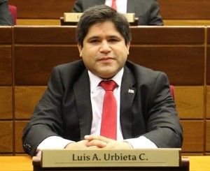El diputado Luis Urbieta