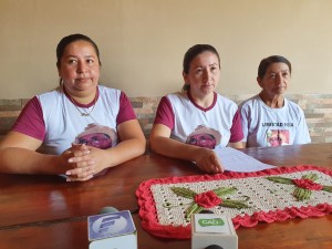Las hijas y la esposa de Félix Urbieta leyeron una nueva carta dirigida a los integrantes del Ejército de Mariscal López.Foto: Justianiano Riveros.